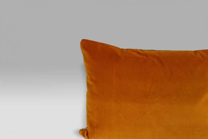 Cuscino 60x45 Cassia Saffron arancio-verde Designers Guild