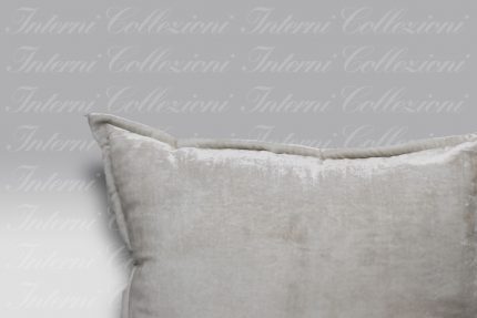 Cuscino Tiziano velluto beige-chiaro-avorio Mastro Raphael