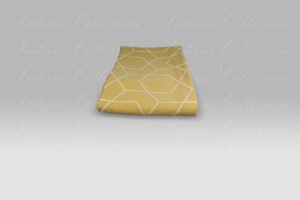 Copriletto Geom giallo-bianco Micol