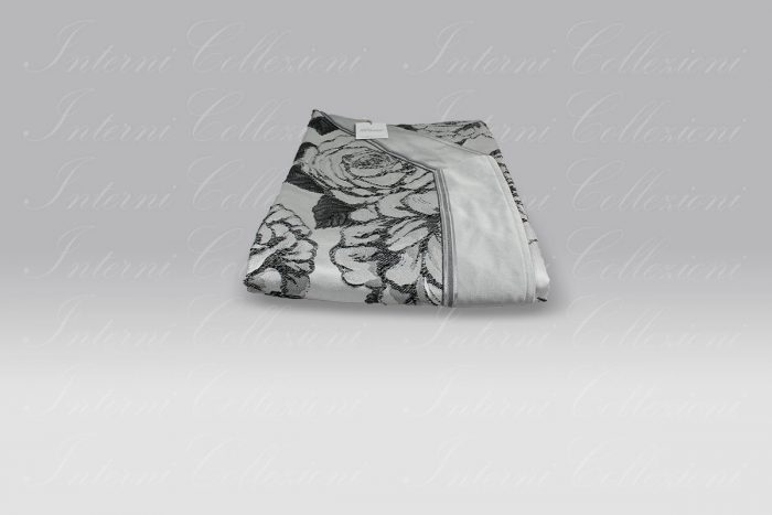 Copriletto Rose nero David Home Collection