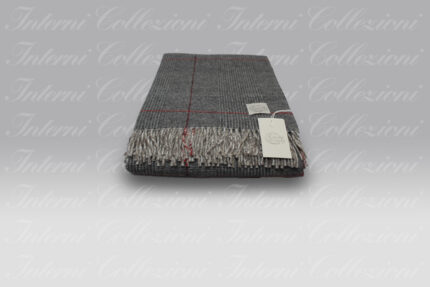Plaid Scozia grigio-rosso Cecchi e Cecchi Agolab