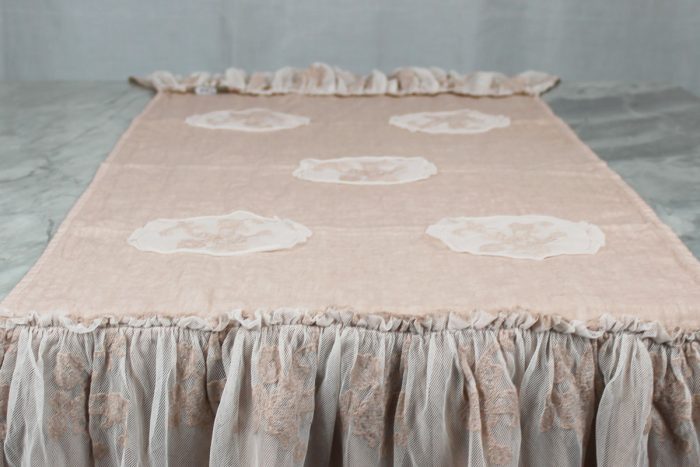 Runner Marie Antoinette peonia Opificio dei Sogni