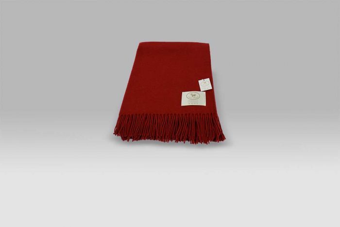 Plaid Eolo bordeaux Copertificio Biellese