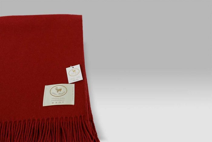 Plaid Eolo bordeaux Copertificio Biellese