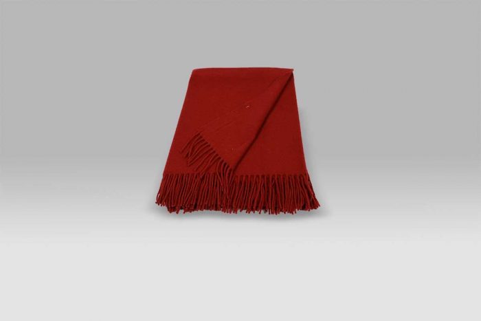 Plaid Eolo bordeaux Copertificio Biellese