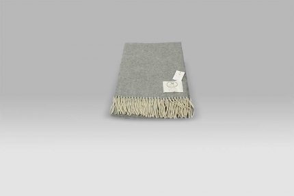 Plaid Eolo grigio Copertificio Biellese