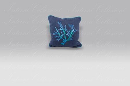 Cuscino Corallomania blu Mastro Raphael