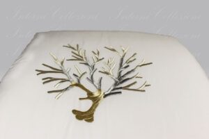 Quilt Corallomania bianco oro-argento Mastro Raphael