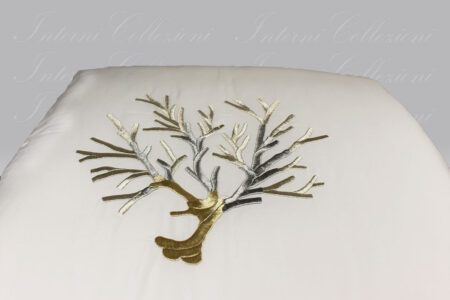 Quilt Corallomania bianco oro-argento Mastro Raphael