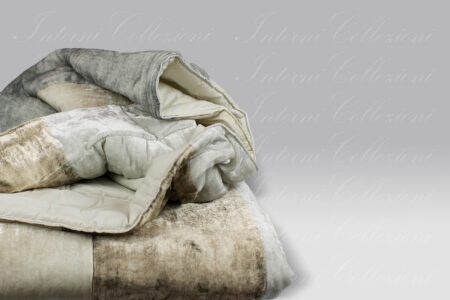 Quilt Tiziano patchwork M29 beige-grigio Mastro Raphael