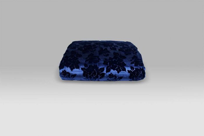 Quilt Velluto Imperiale blu Micol