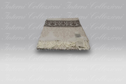 Plaid Giudecca beige-naturale Cecchi e Cecchi Agolab