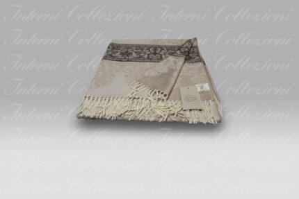 Plaid Giudecca beige-naturale Cecchi e Cecchi Agolab