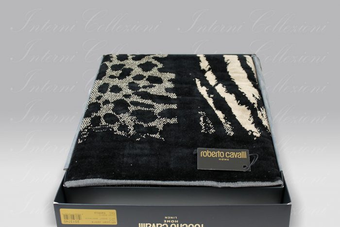 Telo Doccia African Zebra sabbia Roberto Cavalli