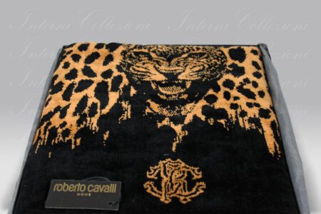 Telo Doccia Wild Jaguar bruciato Roberto Cavalli