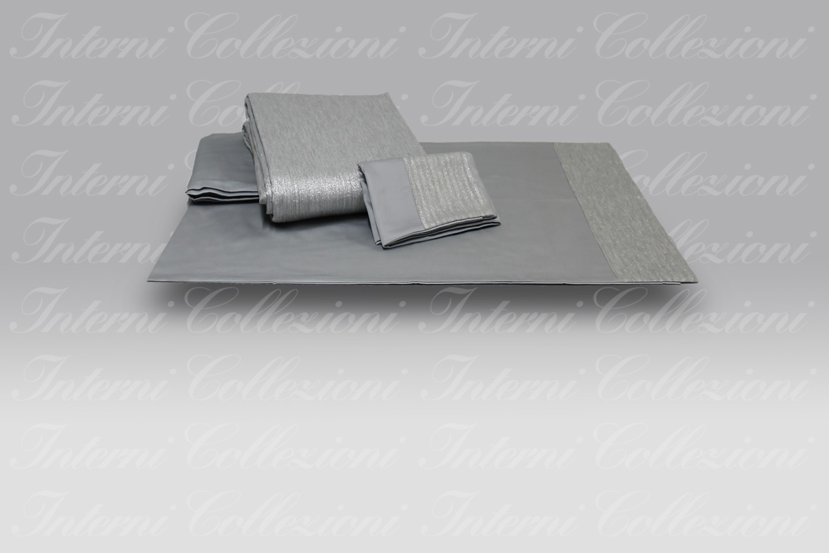 Completo Sacco Decor 2 grigio lurex Dea (1) Completo Sacco Decor 2 grigio lurex Dea