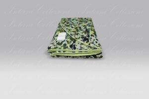 Copriletto Goccia verde blu David Home Collection