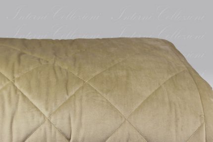 Quilt Bloom Velvet tortora Tessitura Randi