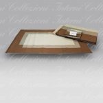 Completo Lenzuola Metropolis cognac Borbonese