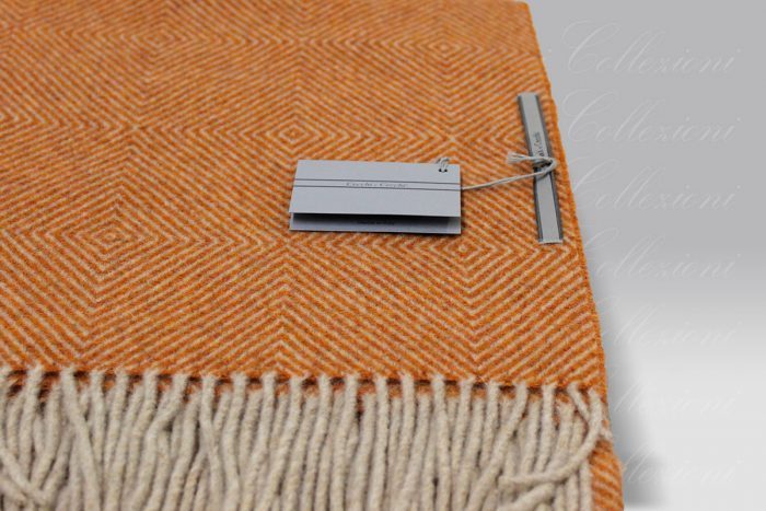 Plaid Sienna arancio Cecchi e Cecchi Agolab