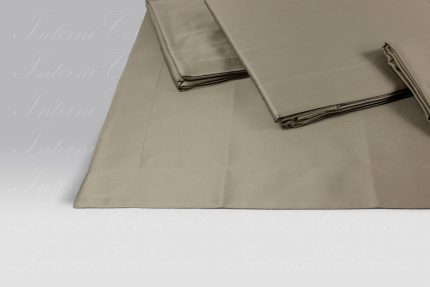 Completo Lenzuola Maine raso canion neutro Micol