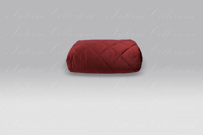 Quilt Velvet Bloom bordeaux Tessitura Randi