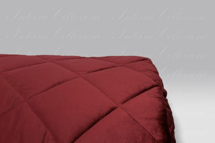 Quilt Velvet Bloom bordeaux Tessitura Randi