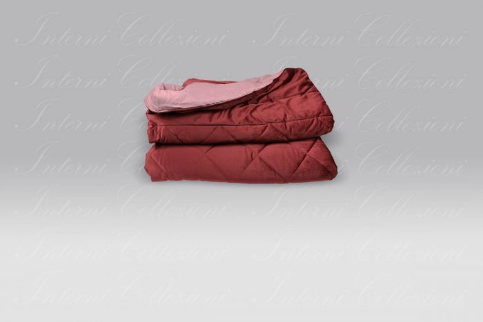 Quilt Velvet Bloom bordeaux Tessitura Randi