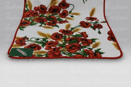 Canovaccio spugna papaveri Bottar