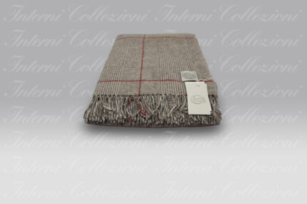 Plaid Scozia beige-rosso Cecchi e Cecchi Agolab