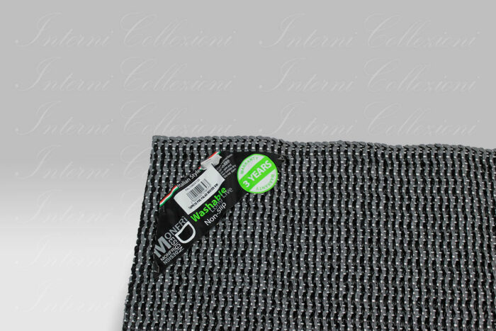 Tappeto Palas PVC nero-grigio Swedy Monfri Design