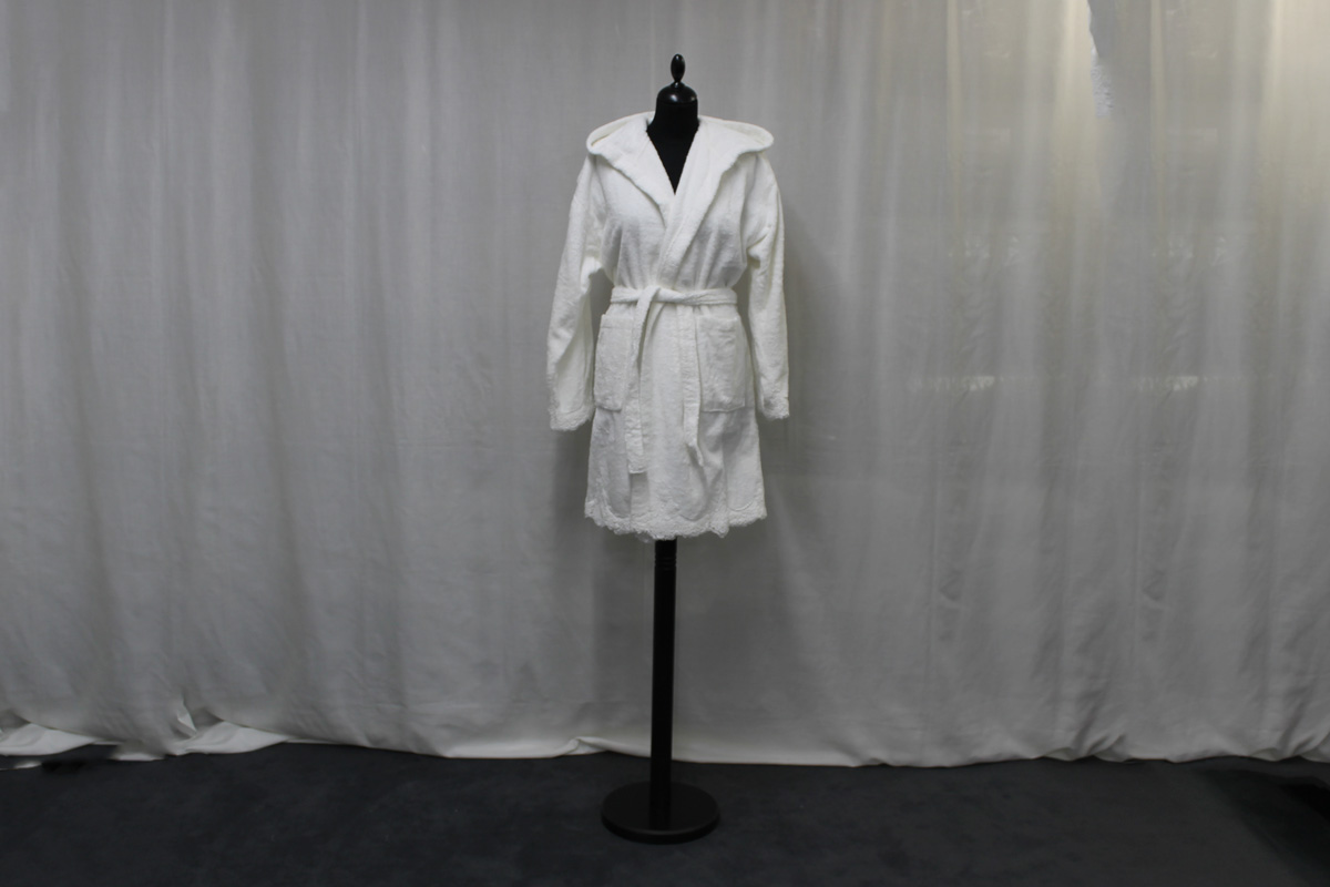 Accappatoio Petra avorio Opificio dei Sogni (1) Accappatoio Petra avorio Opificio dei Sogni