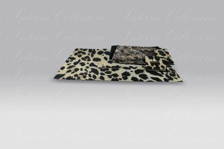Completo Copripiumino Wild Jaguar black Roberto Cavalli