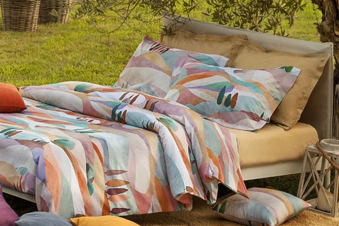 Completo Letto Toscana coccio Tessitura Randi