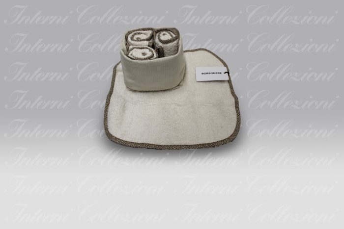 Set 4 Lavette + Basket Lounge avorio Borbonese