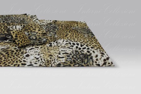 Completo Lenzuola Jaguar Skin brown Roberto Cavalli