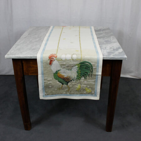 Runner Roosters Tessitura Toscana Telerie