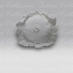 Cuscino Etoile bianco rotondo Opificio dei Sogni