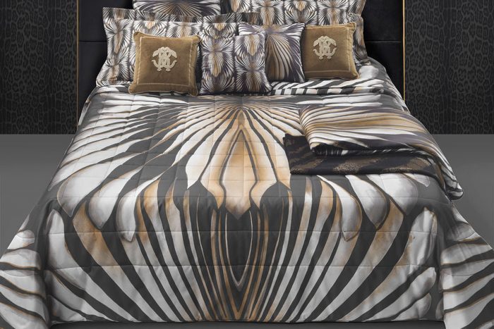 Quilt Tigresse marrone Roberto Cavalli