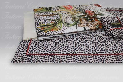 Completo Sacco Floral Reef ivory Roberto Cavalli
