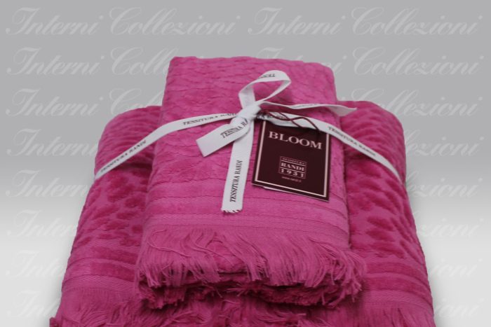Set Spugna Petali fucsia Tessitura Randi