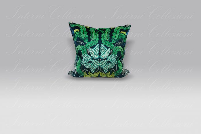 Cuscino Brocart Velour noir Designers Guild