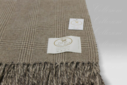 Plaid Glenn brown Co.Bi. - Copertificio Biellese