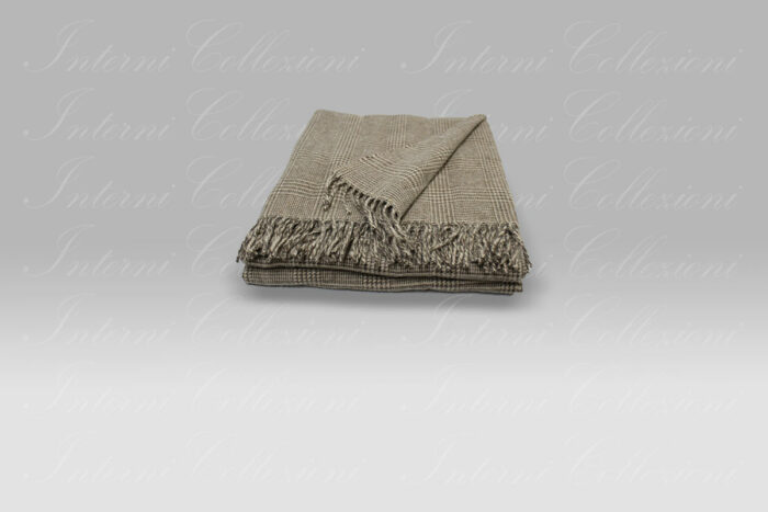 Plaid Glenn brown Co.Bi. - Copertificio Biellese