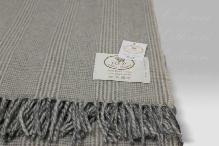 Plaid Glenn grey Co.Bi. - Copertificio Biellese