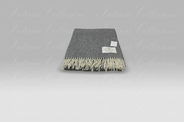Plaid Thomas grigio Co.Bi. - Copertificio Biellese