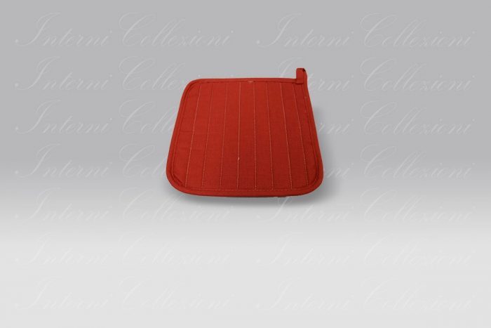 Presina con tasca Minimal rosso candeggiabile Tag House