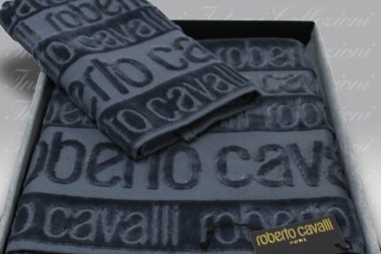 Set Spugna Written grey Roberto Cavalli