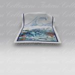 Canovaccio Isuela blu Tessitura Toscana Telerie