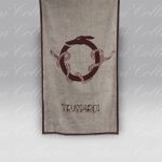 Telo Mare Rope bordeaux Trussardi